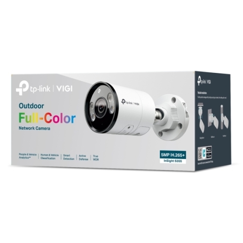 Camera IP Bullet TP-Link InSight S355, 5 MP, Lentila 6 mm, IR 30 m
