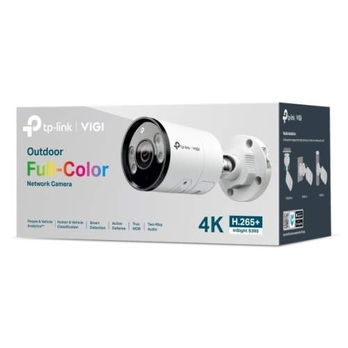 Camera IP Bullet TP-Link InSight S385PI, 8 MP, Lentila 4 mm, IR 30 m