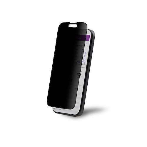 Folie de confidentialitate Startech IP15T-PRIVACY-SCREEN pentru iPhone 15, Black