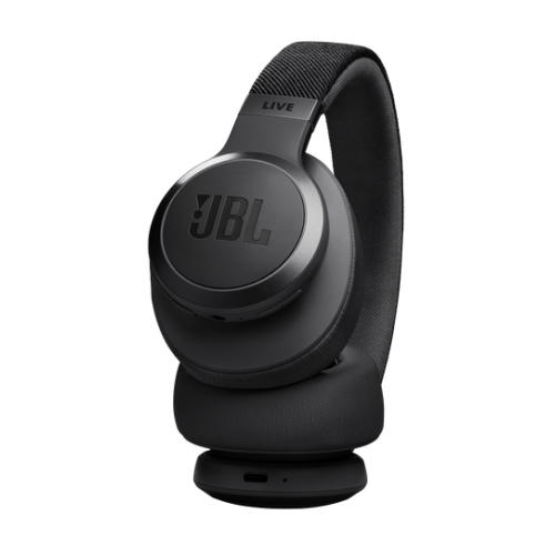 Casti cu microfon JBL Live 770 NC, Bluetooth/3.5 mm jack, Black