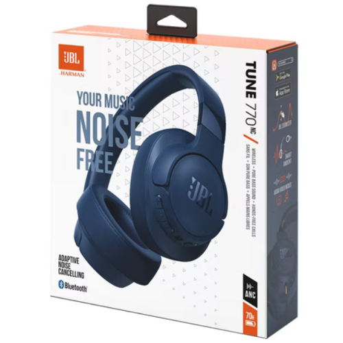 Casti cu microfon JBL Tune 770NC, Bluetooth/USB/3.5 mm jack, Blue