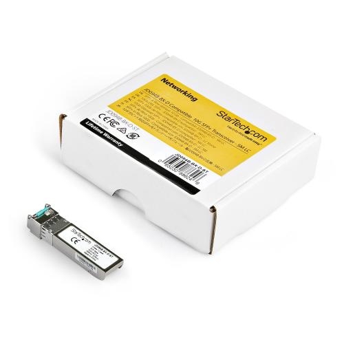 Transceiver Startech SFP+ 10GB JD094B-BX-D-ST, TX 1330 / RX 1270 nm, Single-Mode, DDM, 10 km, LC