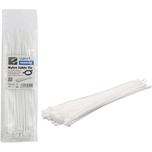 TILE prindere cablu LOGILINK, 100pcs., 300*3,6 mm, 