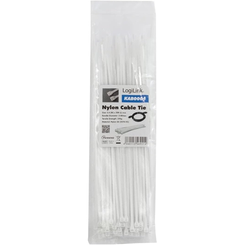 TILE prindere cablu LOGILINK, 100pcs., 300*3,6 mm, 