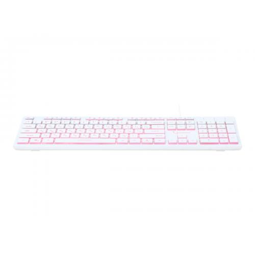 Tastatura Gembird KB-UML3-01-W-RU, 3-color LED, USB, Black