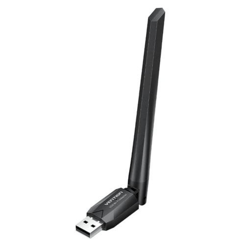 Adaptor Wi-Fi Vention, USB 2.0 la , , WIFI AC650, banda duala, PVC, negru, 