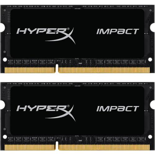 Kit Memorie SO-DIMM Kingston FURY Impact 8GB, DDR3L-1866MHz, CL11, Dual Channel