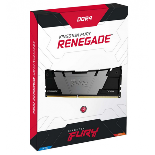 Kit Memorie Kingston FURY Renegade Black Intel XMP 2.0, 32GB, DDR4-3600MHz, CL16, Quad Channel