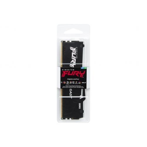 Memorie Kingston Fury Beast RGB Intel XMP 3.0/AMD EXPO, 16GB, DDR5-6000MHz, CL30