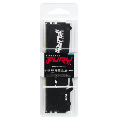 Memorie Kingston Fury Beast RGB AMD EXPO, 8GB, DDR5-6000Mhz, CL30
