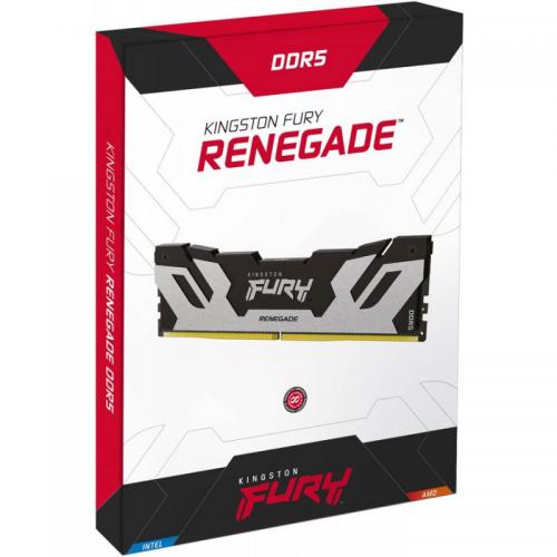 Memorie Kingston FURY Renegade Silver Intel XMP 3.0, 32GB, DDR5-6000MHz, CL32