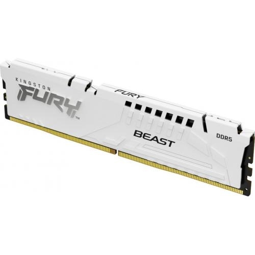 Kit Memorie Kingston Fury Bleast White Intel XMP 3.0, 32GB, DDR5-6400MHz, CL32, Dual Channel