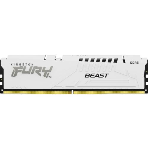 Kit Memorie Kingston Fury White Intel XMP 3.0, 64GB, DDR5-6400Mhz, CL32, Dual Channel