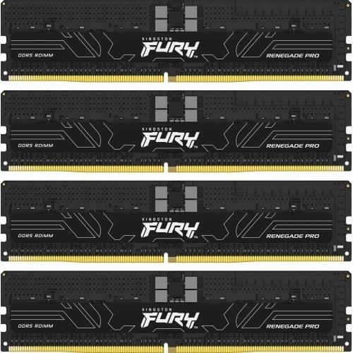 Kit Memorie Server Kingston FURY Renegade Pro ECC KF564R32RBK4-64, 64GB, DDR5-6400MHz, CL32, Quad Channel
