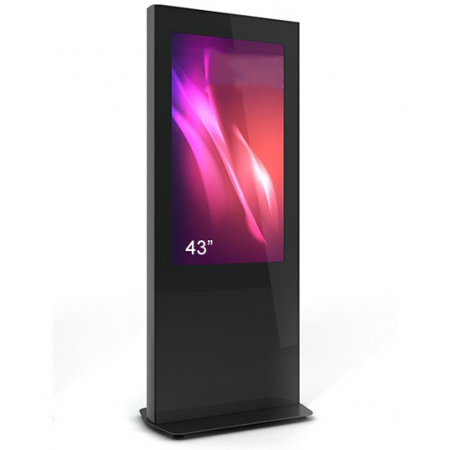 Totem Display Public Kiosk Z01V43N-BBB, 43inch, Black