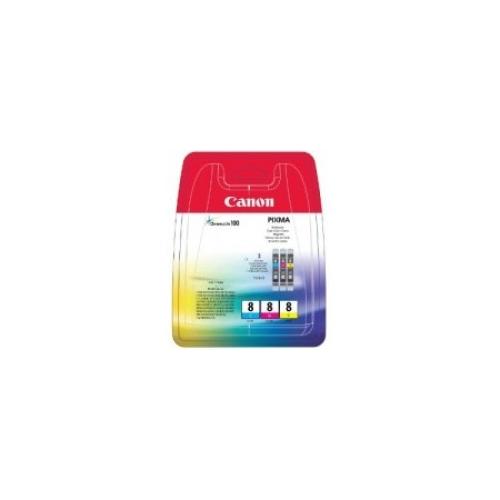 Kit Cartus Cerneala Canon CLI8MULTI1 Cyan Magenta Yellow - BS0620B026AA