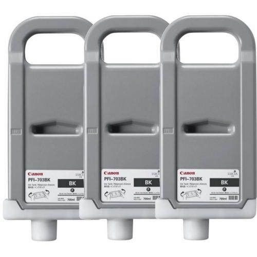 Kit Cartus Cerneala Canon PFI-703 Black - CF2963B003AA