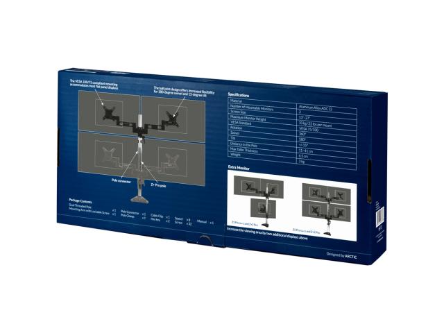 Kit extensie suport monitor Arctic Z+2 Pro