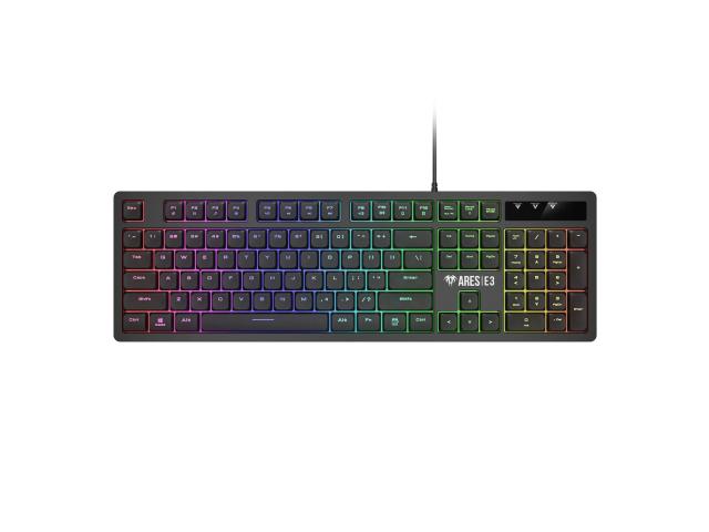 Kit Wireless Gamdias Ares E3 2-in-1 Combo - Tastatura, RGB LED, USB, Black + Mouse Optic, RGB LED, USB, Black