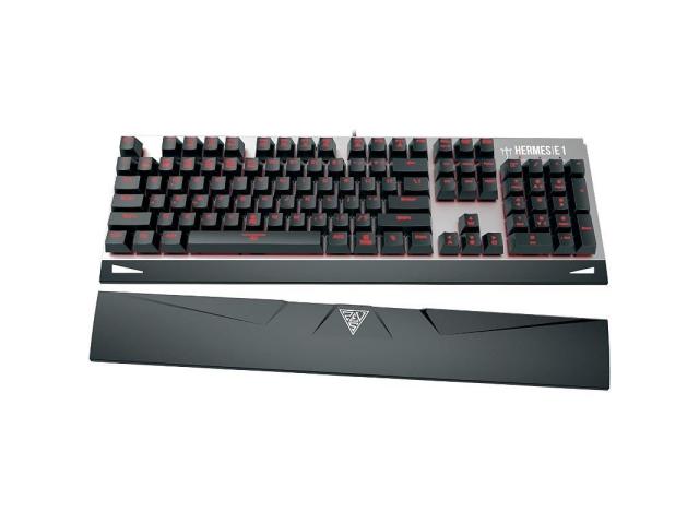 Kit Gamdias HERMES E1 COMBO - Tastatura Hermes E1 Gamdias Brown, Red LED, USB, Black-Silver + Mouse optic Demeter E2, USB, Black + Mouse Pad NYX E1, Black