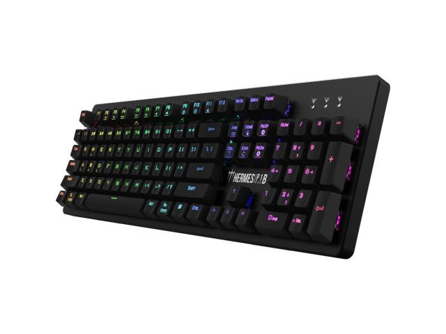 Kit Gamdias P1B - Tastatura, RGB LED, USB, Black + Mouse Optic, USB, Black + Mouse Pad, Black