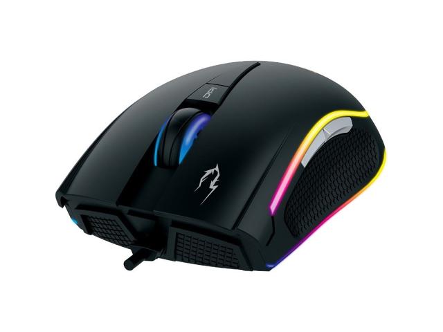 Kit Gamdias Mouse optic Zeus E1A, RGB LED, USB, Black + Mouse Pad NYX E1, Black
