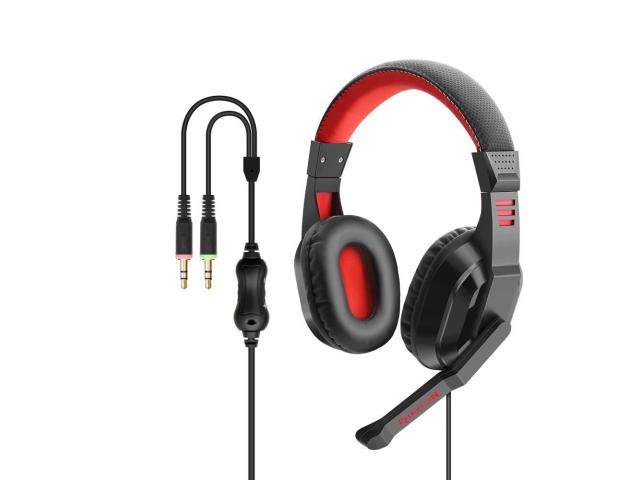 Kit Redragon - Tastatura, RGB LED, USB, Black + Mouse Optic, USB, Black + Casti Stereo, 3.5mm jack, Black-Red + Mouse Pad, Black-Red
