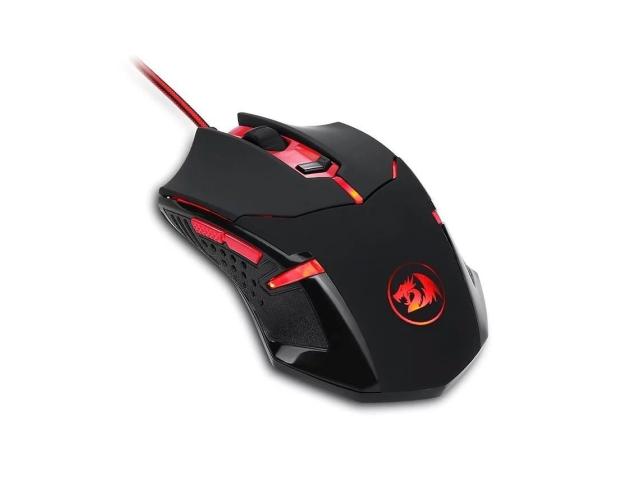 Kit Redragon S112 - Tastatura, USB, Black + Mouse Optic, USB, Black-Red + Casti cu microfon, USB, Black-Red + Mouse Pad, Black-Red