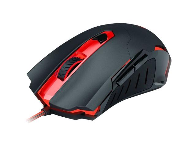 Kit Redragon - Tastatura Harpe Red LED, USB, Black + Mouse Optic Pegasus, USB, Black-Red + Casti Stereo Garuda, jack, Black-Red + Mouse Pad Archelon M, Black-Red