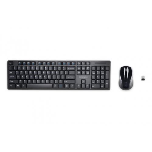 Kit Kensington Pro Fit - Tastatura, USB, Black + Mouse Optic, USB Wireless, Black