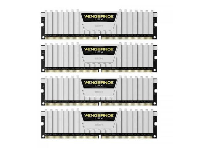 Kit Memorie Corsair Vengeance LPX White 64GB, DDR4-2666MHz, CL16, Quad Channel