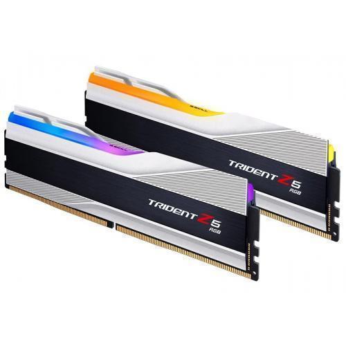 Kit Memorie G.Skill Trident Z5 RGB XMP 3.0 Silver 64GB, DDR5-6000Mhz, CL32, Dual Channel