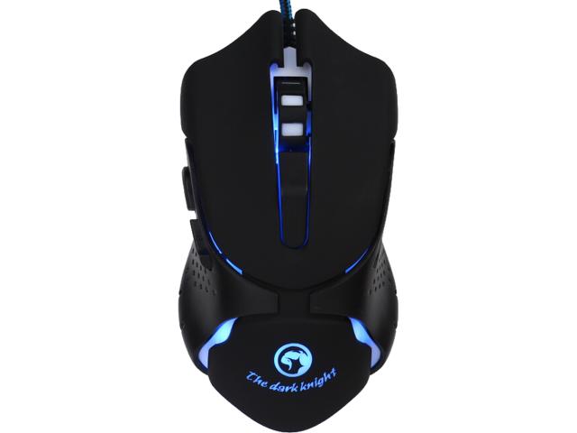 Kit Marvo M309 - Mouse Optic, Blue LED, USB, Black + Mouse Pad Scorpion Revive G1, Black-Red