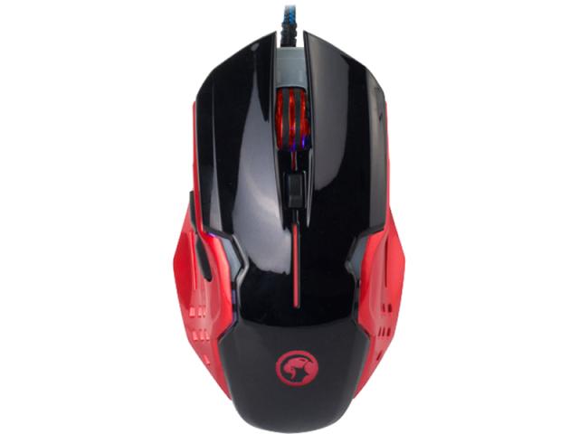 Kit Marvo MARVO_M416G1 -  Mouse Scorpion Red Emperor M416, Optic, RBG Led, USB, Black-Red + Mouse Pad Marvo Scorpion Revive G1, Black-Red
