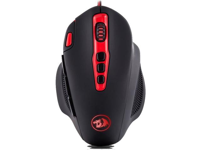 Kit Redragon Hydra - Mouse Optic, USB, Black-Red + Mouse Pad Archelon M bundle, Black-Red