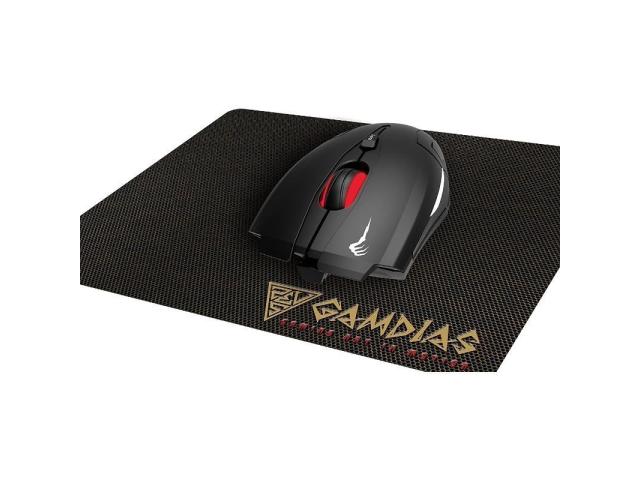 Kit Gamdias Mouse optic DEMETER E1 RGB LED, USB, Black + Mouse Pad NYX E1, Black