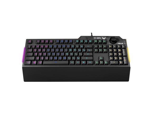Kit Tastatura TUF K1 RGB LED, USB, Black + Mouse Optic TUF M3 RGB LED, USB, Black