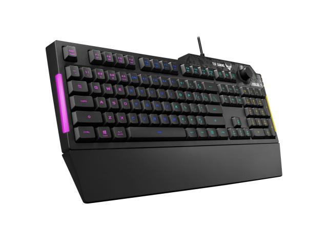 Kit Tastatura TUF K1 RGB LED, USB, Black + Mouse Optic TUF M3 RGB LED, USB, Black