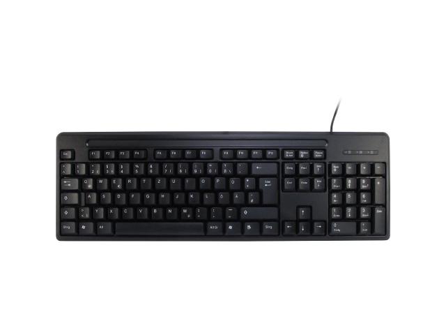 Kit Inter-Tech Eterno KM-3123 - Tastatura, USB, Black + Mouse Optic, USB, Black