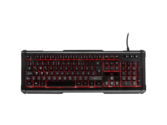 Kit Inter-Tech Eterno PG-5545 - Tastatura, RGB LED, USB, Black + Mouse Optic, USB, Black