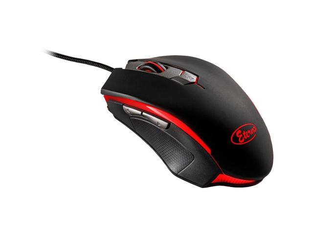 Kit Inter-Tech Eterno PG-5545 - Tastatura, RGB LED, USB, Black + Mouse Optic, USB, Black