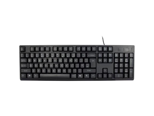 Kit Inter-Tech Nitrox NK-1000EC - Tastatura, USB, Black + Mouse Optic, USB, Black