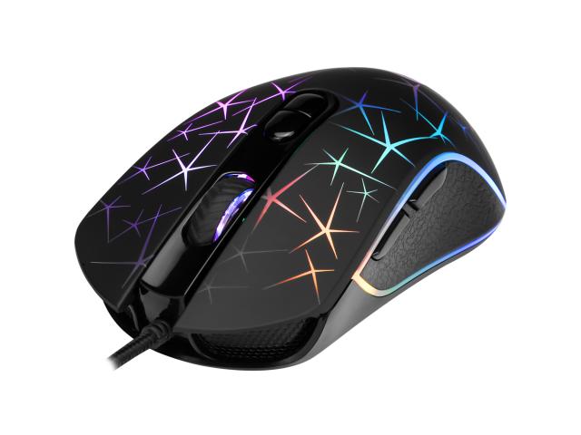 Kit Marvo KM413 - Tastatura K413, RGB LED, USB, Black + Mouse Optic Marvo M413, RGB LED, USB, Black