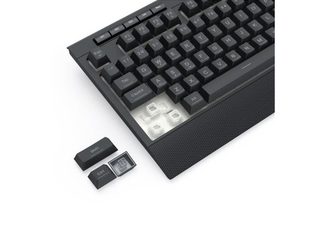 Kit tastatura si mouse Redragon S151 Gaming Essentials negru iluminare RGB