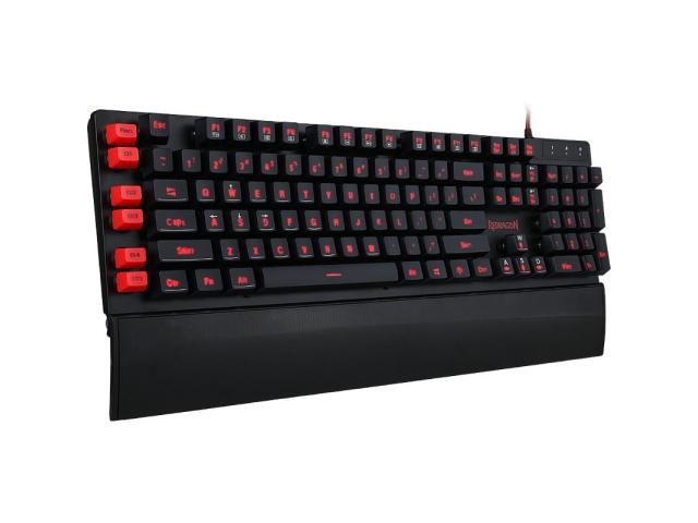 Kit Redragon - Tastatura Yaksa, RGB LED, USB, Black-Red + Mouse Nemeanlion, USB, Black-Red