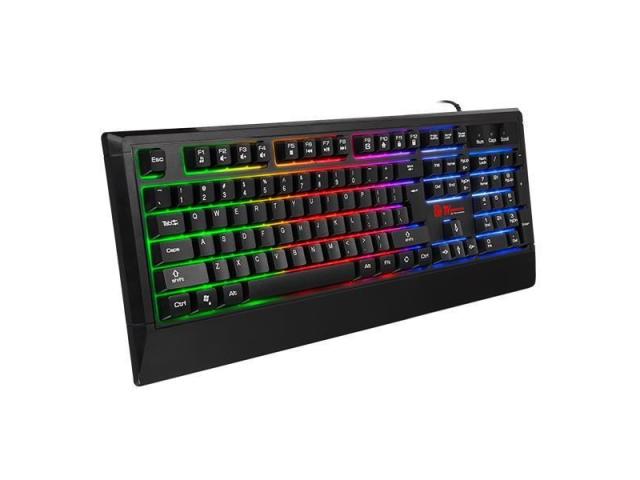 Kit Thermaltake Tt eSPORTS - Tastatura, RGB LED, USB, Black +  Mouse Optic, USB, Black