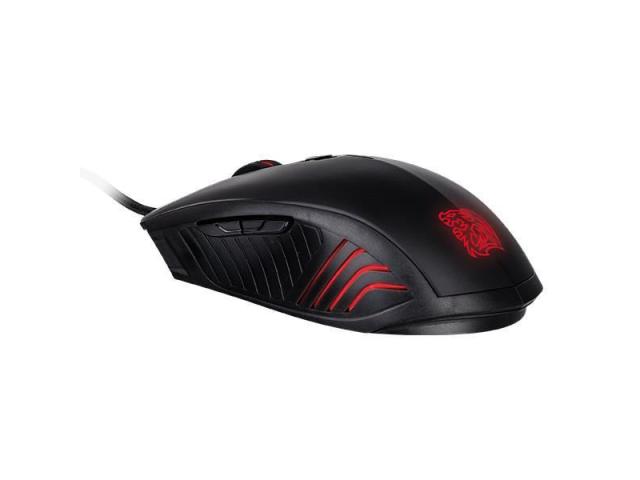 Kit Thermaltake Tt eSPORTS - Tastatura, RGB LED, USB, Black +  Mouse Optic, USB, Black
