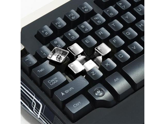 Kit Thermaltake eSPORTS Commander - Tastatura, Blue LED, USB, Black + Mouse Optic, USB, Black
