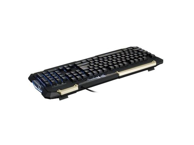 Kit Thermaltake eSPORTS Commander - Tastatura, Blue LED, USB, Black + Mouse Optic, USB, Black