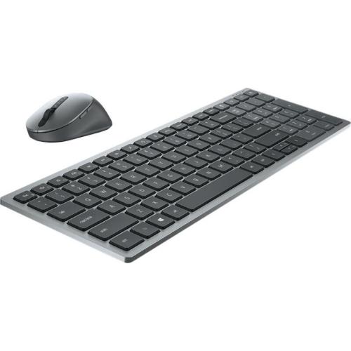 Kit Wireless Dell KM7120W, Tastatura, USB, Black-Grey + Mouse Optic, USB, Black-Grey